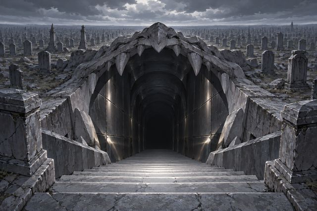 地下陵寝·同人示意图(AI生成,非官方)