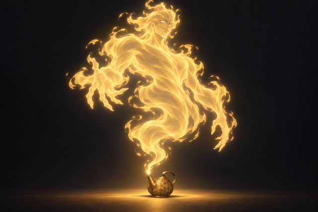 灯神·同人示意图（AI生成，非官方）