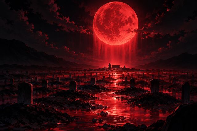 原始月亮·同人示意图（AI生成，非官方）