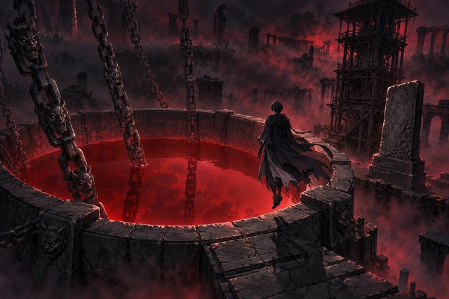 灾祸之城·同人示意图(AI生成,非官方)