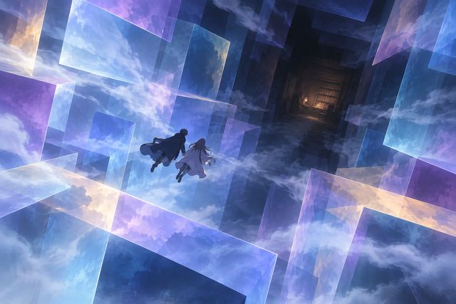灵界穿梭·同人示意图(AI生成,非官方)