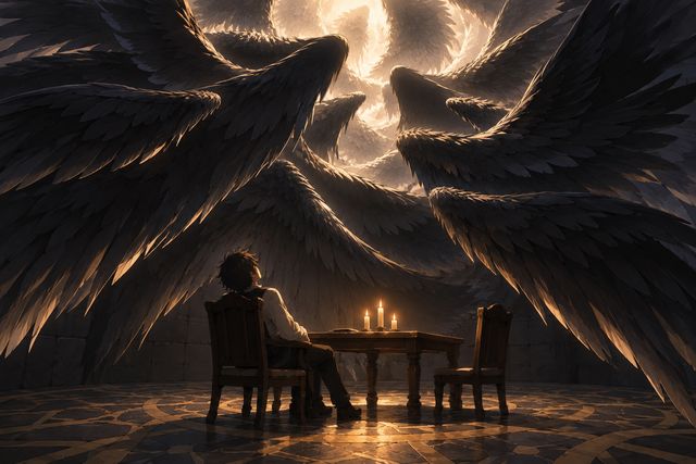 天使·同人示意图(AI生成,非官方)