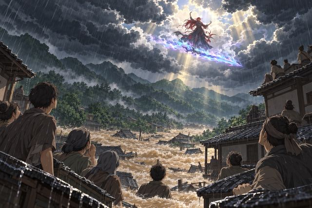 天气术士·同人示意图(AI生成,非官方)